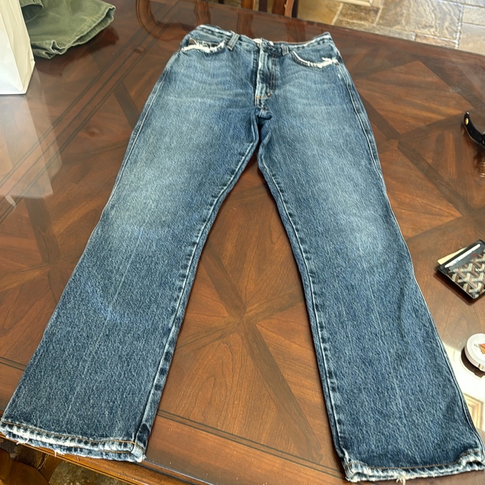 AGOLDE pinch jeans.